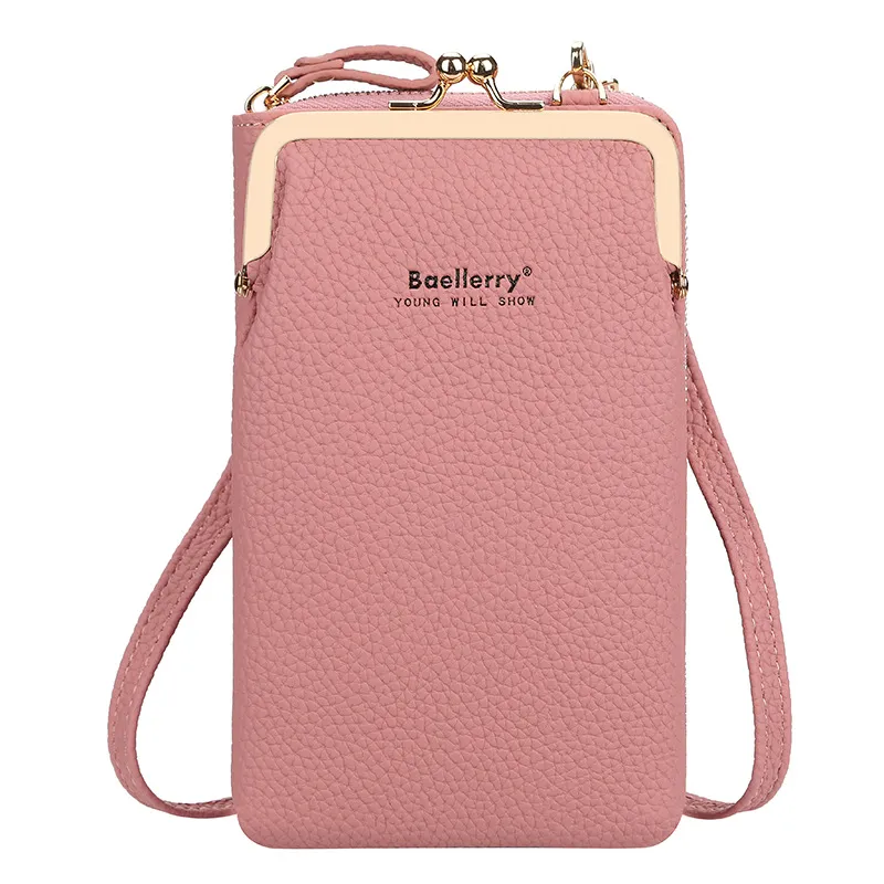 Women Phone Bag Solid Crossbody Bag