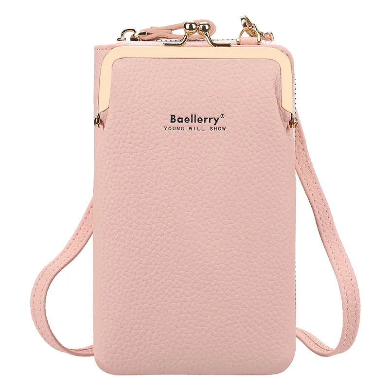 Women Phone Bag Solid Crossbody Bag