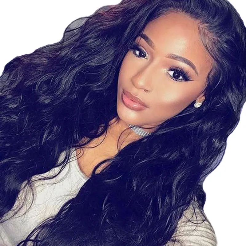 Long Sexy Loose Wave African American Synthetic Hair Lace Front Wigs 24 Inches