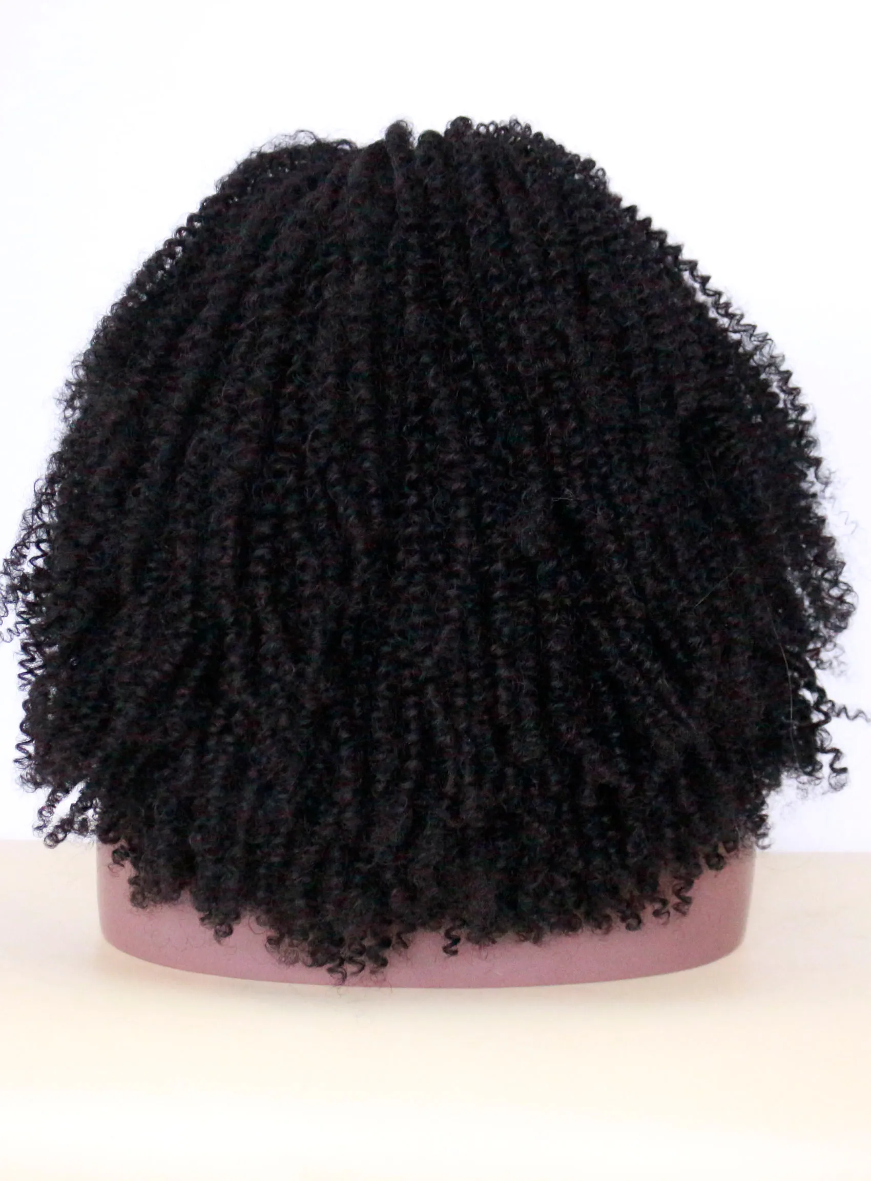 Black Women Kinky Curly Lace Front 150% Density Synthetic Wigs 14 Inches