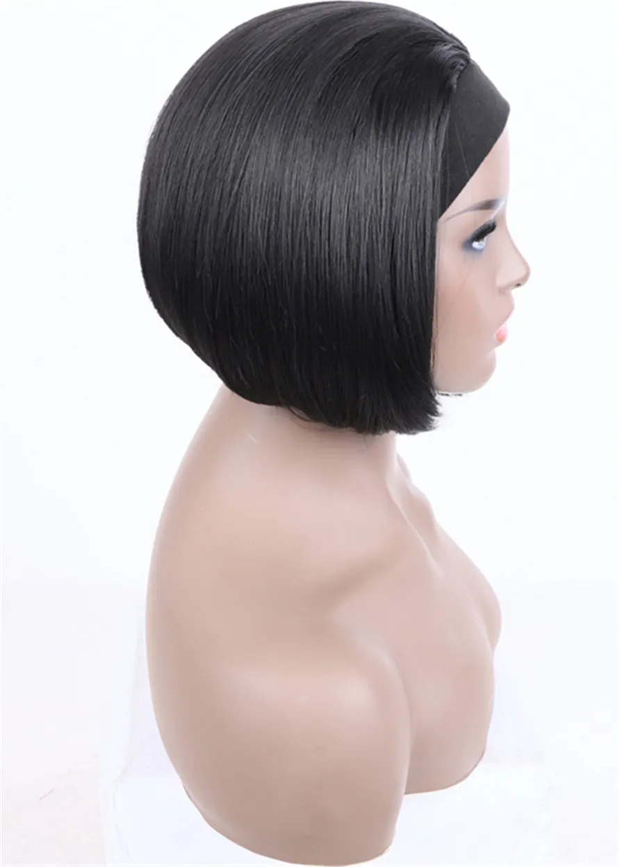 Headband Wig Bod Hairstyle Natural Straight Synthetic Hair Wigs