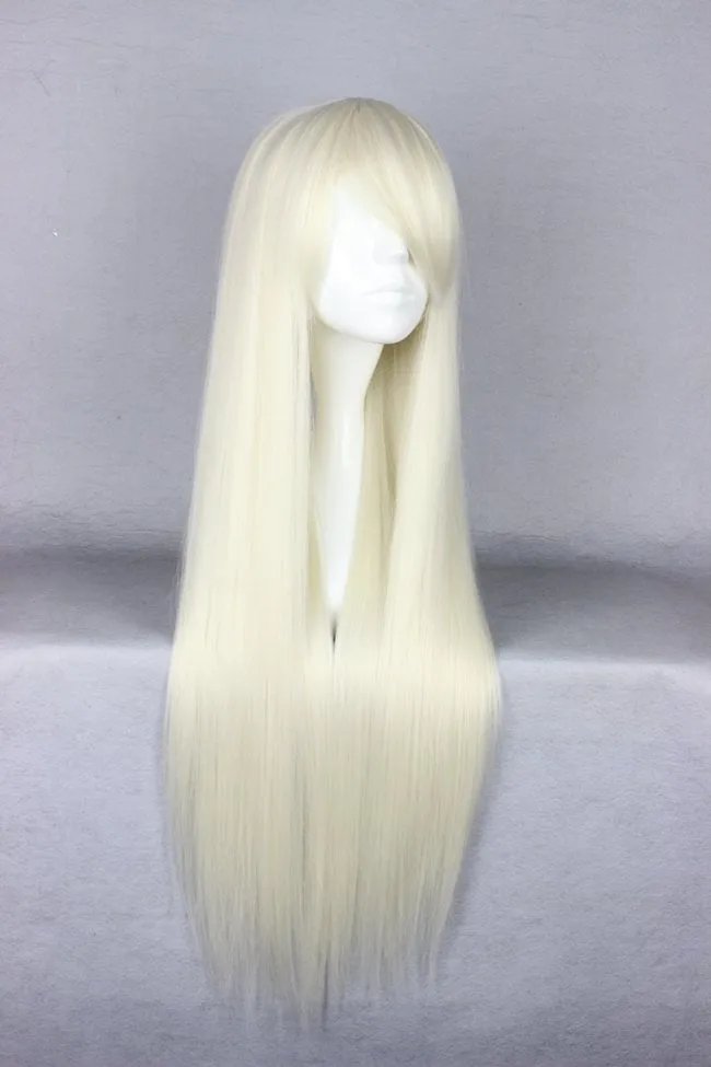 Top Quality Long Straight Versatile Synthetic Cosplay Wig 30 Inches