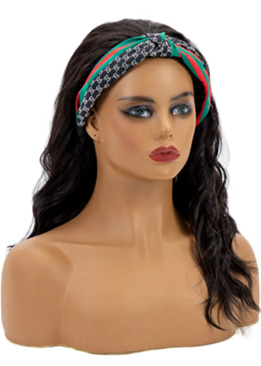 Long Wavy HeadBand Synthetic Hair Wig