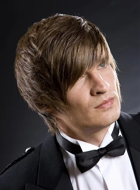 New Arrival Unique Formal 100% Remy Human Hair Short Straight Full Lace Cap Mens Wig