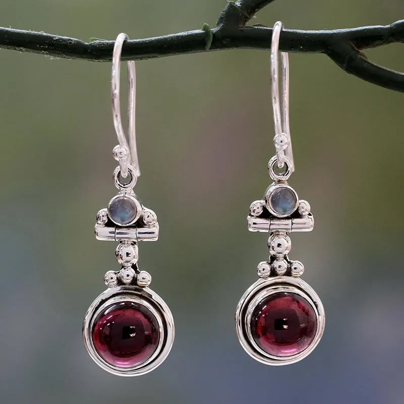 Red Agate Women Earrings