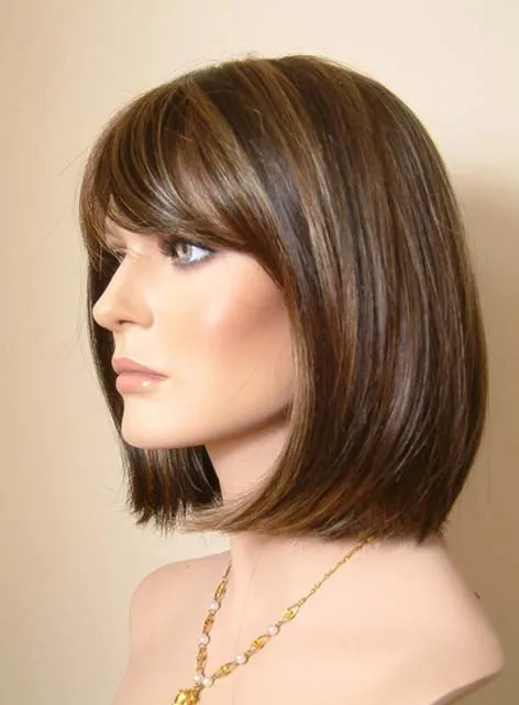 Medium Bob Hairstyle Carefree Synthetic Wig 12 Inches