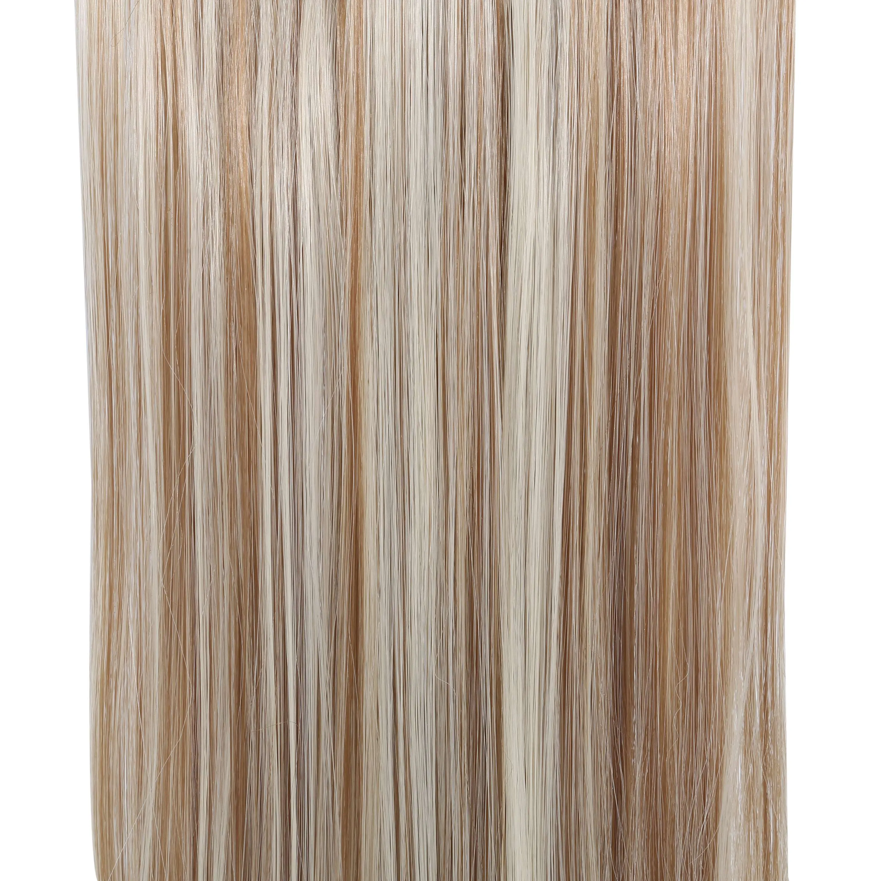 Long Straight Synthetic One Piece Clip In Hair Extensions 20 Inches