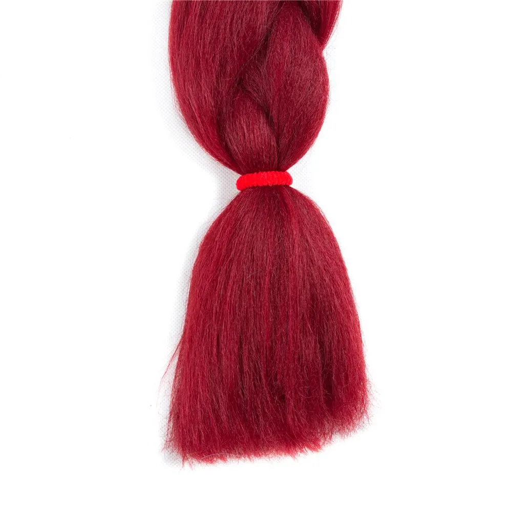 Ombre Synthetic Kanekalon Braiding Hair Crochet Braids False Hair Extensions