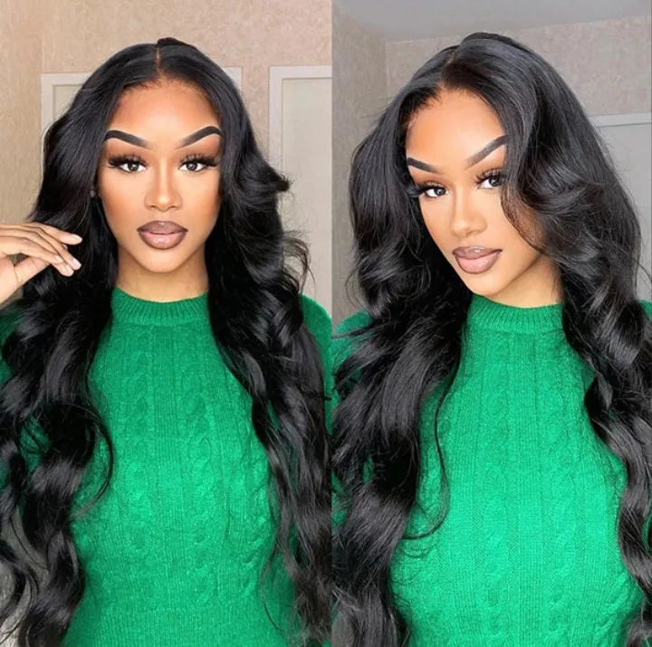 Glueless Wear And Go Human Hair Wigs Pre-Plucked Bleached Knots Pre Cut Lace Wig 5x5 HD Lace Closure Wig Body Wave PPB Wigs