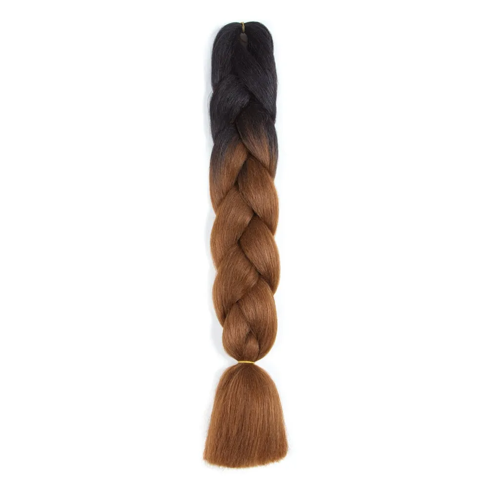 Ombre Synthetic Kanekalon Braiding Hair Crochet Braids False Hair Extensions