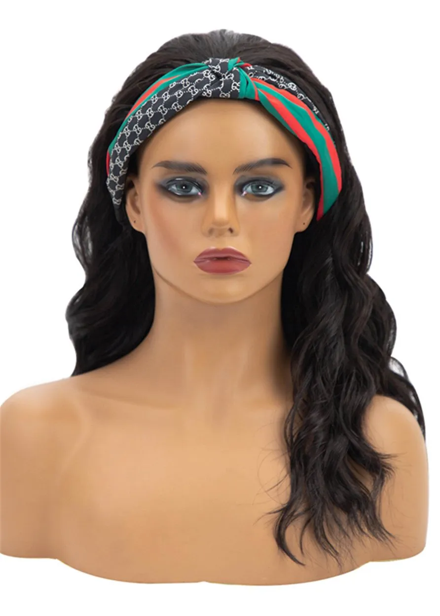 Long Wavy HeadBand Synthetic Hair Wig